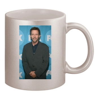 Hugh Laurie 11oz Metallic Silver Mug