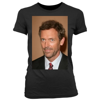 Hugh Laurie Women's Junior Cut Crewneck T-Shirt