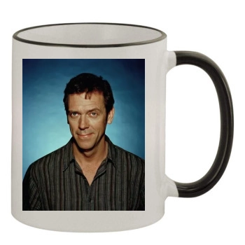 Hugh Laurie 11oz Colored Rim & Handle Mug