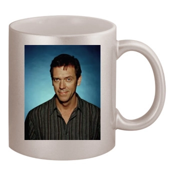 Hugh Laurie 11oz Metallic Silver Mug