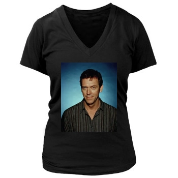 Hugh Laurie Women's Deep V-Neck TShirt