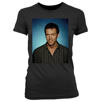 Hugh Laurie Women's Junior Cut Crewneck T-Shirt