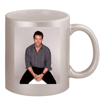 Hugh Laurie 11oz Metallic Silver Mug