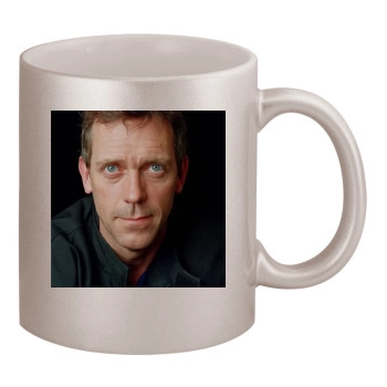 Hugh Laurie 11oz Metallic Silver Mug