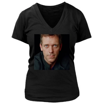 Hugh Laurie Women's Deep V-Neck TShirt