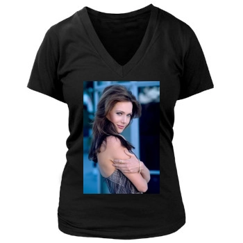 Hunter Tylo Women's Deep V-Neck TShirt