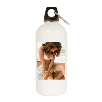 Irina Sheik White Water Bottle With Carabiner