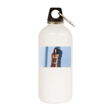 Irina Sheik White Water Bottle With Carabiner