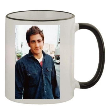 Jake Gyllenhaal 11oz Colored Rim & Handle Mug