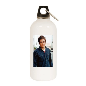 Jake Gyllenhaal White Water Bottle With Carabiner