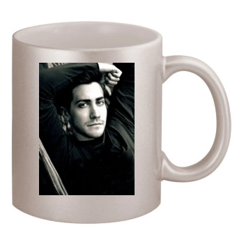 Jake Gyllenhaal 11oz Metallic Silver Mug