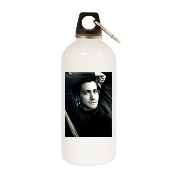 Jake Gyllenhaal White Water Bottle With Carabiner