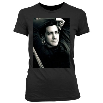 Jake Gyllenhaal Women's Junior Cut Crewneck T-Shirt