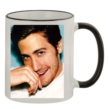 Jake Gyllenhaal 11oz Colored Rim & Handle Mug