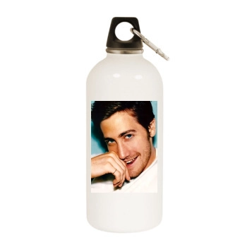 Jake Gyllenhaal White Water Bottle With Carabiner