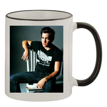 Jake Gyllenhaal 11oz Colored Rim & Handle Mug