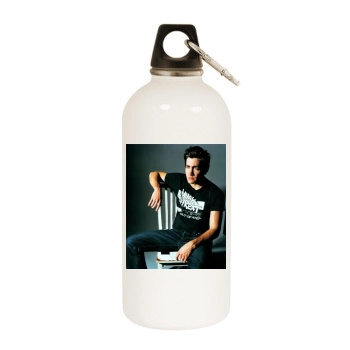 Jake Gyllenhaal White Water Bottle With Carabiner