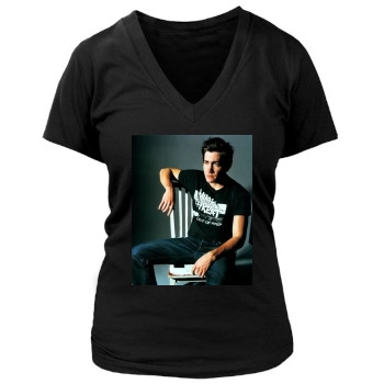 Jake Gyllenhaal Women's Deep V-Neck TShirt