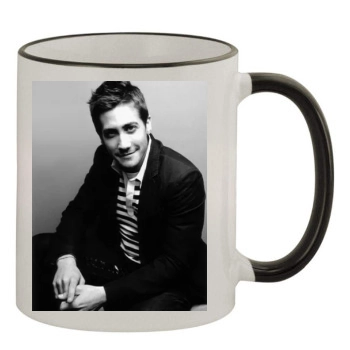 Jake Gyllenhaal 11oz Colored Rim & Handle Mug