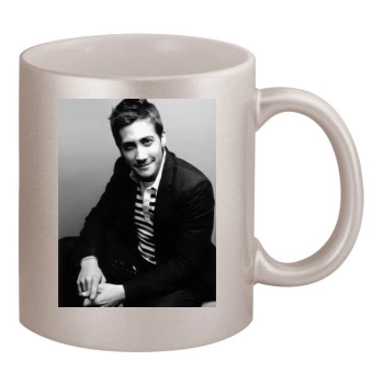 Jake Gyllenhaal 11oz Metallic Silver Mug