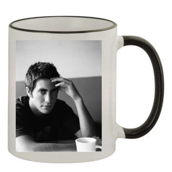 Jake Gyllenhaal 11oz Colored Rim & Handle Mug