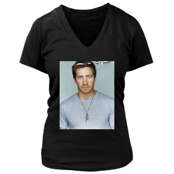 Jake Gyllenhaal Women's Deep V-Neck TShirt