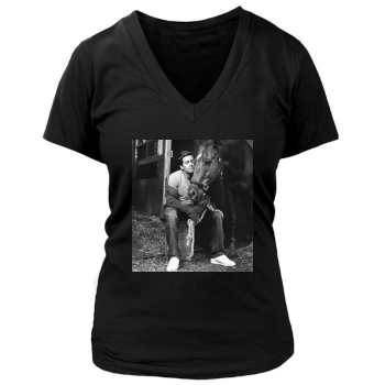 Jake Gyllenhaal Women's Deep V-Neck TShirt