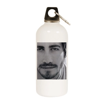 Jake Gyllenhaal White Water Bottle With Carabiner