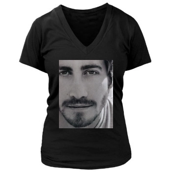 Jake Gyllenhaal Women's Deep V-Neck TShirt