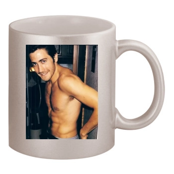 Jake Gyllenhaal 11oz Metallic Silver Mug