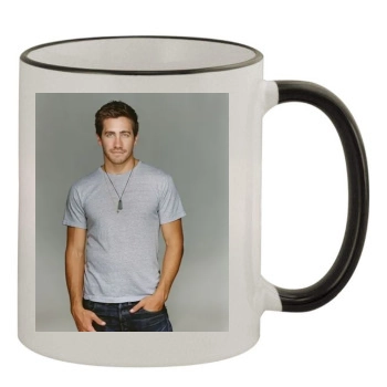 Jake Gyllenhaal 11oz Colored Rim & Handle Mug