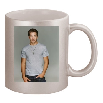 Jake Gyllenhaal 11oz Metallic Silver Mug