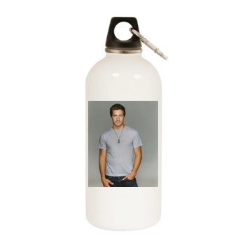 Jake Gyllenhaal White Water Bottle With Carabiner