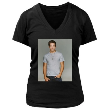 Jake Gyllenhaal Women's Deep V-Neck TShirt