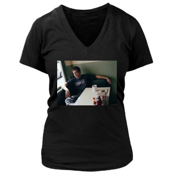 Jake Gyllenhaal Women's Deep V-Neck TShirt