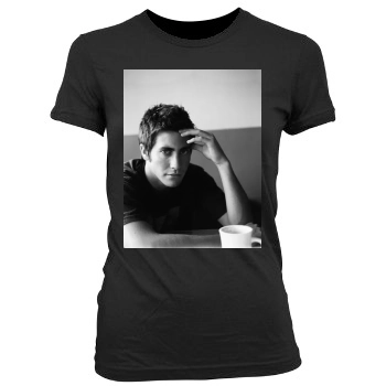 Jake Gyllenhaal Women's Junior Cut Crewneck T-Shirt