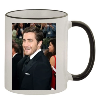 Jake Gyllenhaal 11oz Colored Rim & Handle Mug