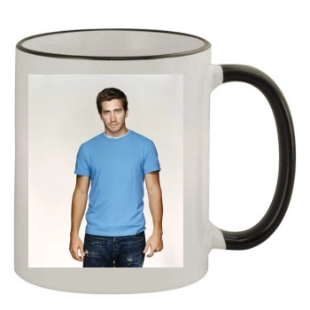 Jake Gyllenhaal 11oz Colored Rim & Handle Mug