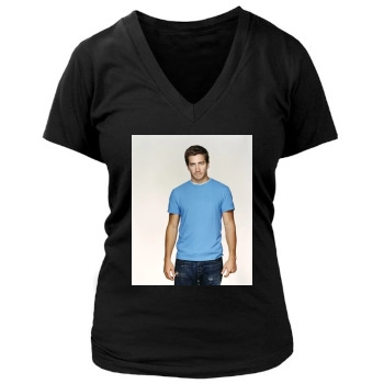 Jake Gyllenhaal Women's Deep V-Neck TShirt