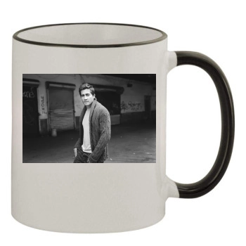 Jake Gyllenhaal 11oz Colored Rim & Handle Mug