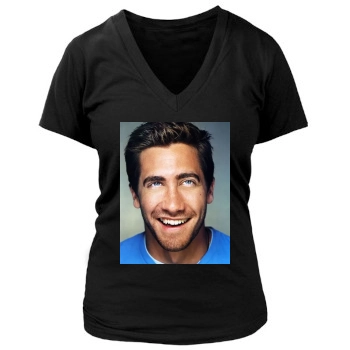 Jake Gyllenhaal Women's Deep V-Neck TShirt