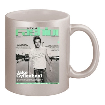 Jake Gyllenhaal 11oz Metallic Silver Mug