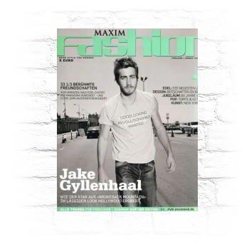 Jake Gyllenhaal Metal Wall Art