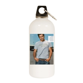 Jake Gyllenhaal White Water Bottle With Carabiner