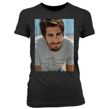 Jake Gyllenhaal Women's Junior Cut Crewneck T-Shirt