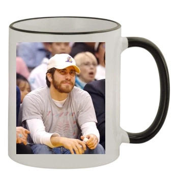 Jake Gyllenhaal 11oz Colored Rim & Handle Mug