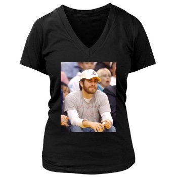 Jake Gyllenhaal Women's Deep V-Neck TShirt