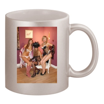 Abigail Clancy 11oz Metallic Silver Mug