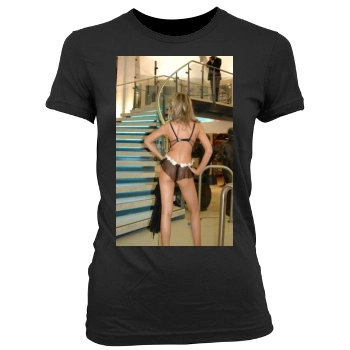 Abigail Clancy Women's Junior Cut Crewneck T-Shirt