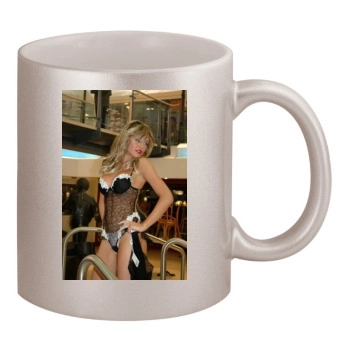 Abigail Clancy 11oz Metallic Silver Mug